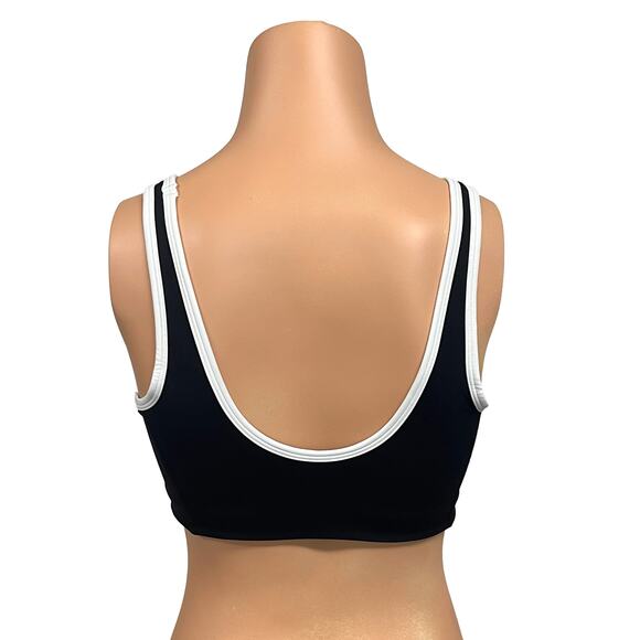Amazon Essentials Active FormFlex Sports Bra Sz S New $19 Black Low Impact - Picture 3 of 8